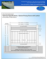 6 foot tall privacy fence